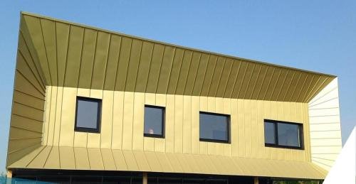 Zinc-Standing-Seam-Facade